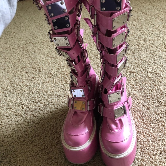 Demonia Sweeter Than Eva Trinity Boots 